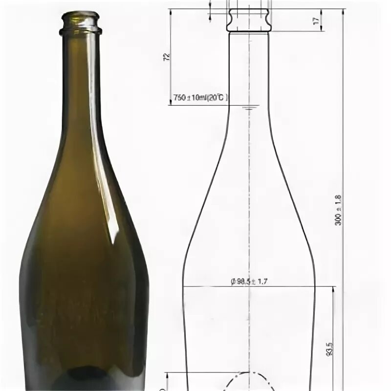 Высота бутылки шампанского 0.75 с пробкой в см. Размер бутылки шампанского. Диаметр бутылки шампанского в сантиметрах. Высота бутылки шампанского.