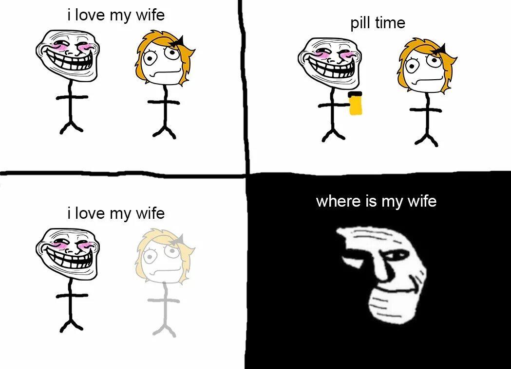 Where is my friend песня. Where is my meme. Троллфейс комиксы. Мемы троллфейс. Pill time Мем.