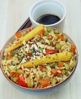 Рецепт приготовления риса с овощами