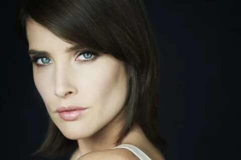 Blue eyed brunette
