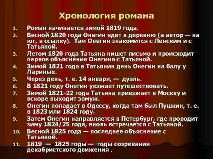 Сколько лет онегину