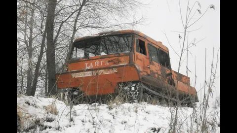 Зима в тайге вездеходы