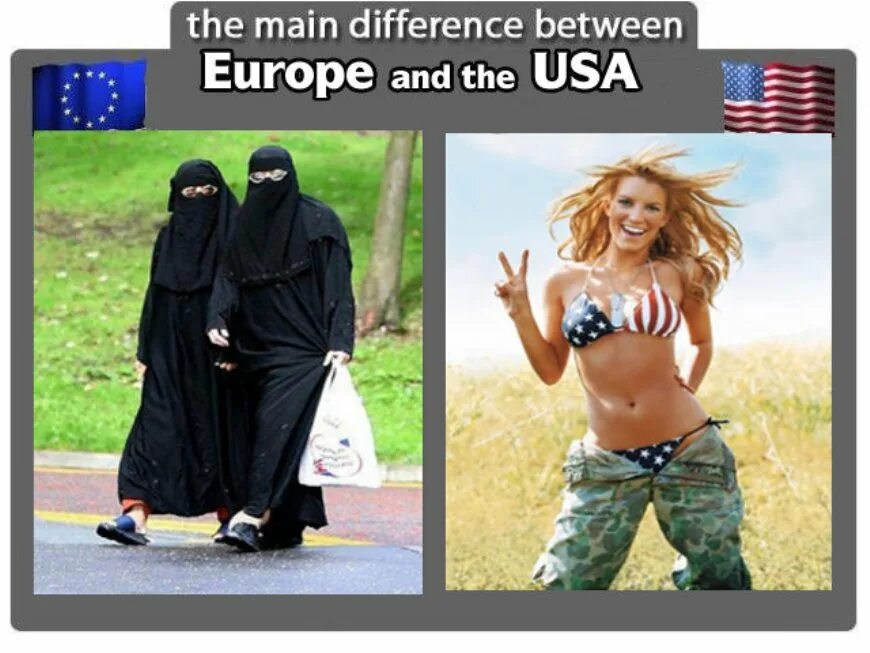 The main difference between Europe and USA. The maiт difference between Europe and USA Мем. Difference between us and USA. USA vs Europe memes.