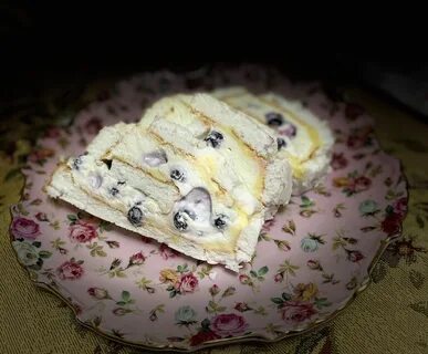 Рулет с персиками