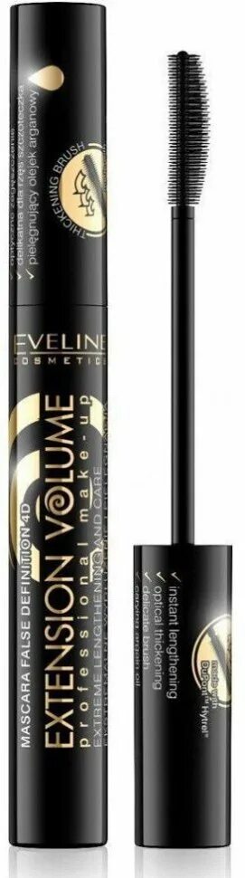 Eveline extension. Тушь Эвелин Экстенсион волюм. Тушь для ресниц Эвелин Extension Volume. Eveline Cosmetics тушь для ресниц Extension Volume extreme lengthening and Care. Eveline Eveline 4d Extension Volume.