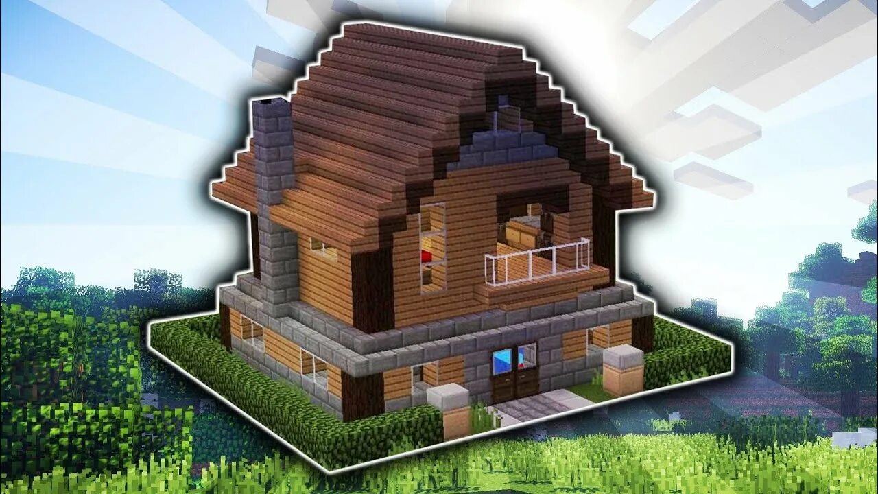 Маленький домик в МАЙНКРАФТЕ. Красивый деревянный дом в Майне. Маленький уютный домик в МАЙНКРАФТЕ. Домик в МАЙНКРАФТЕ маленький и красивый.