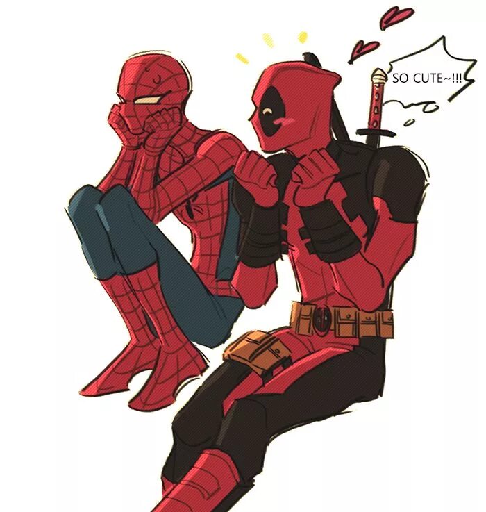 Spideypool. Спайдермен и Дэдпул. Дэдпул и человек паук шип. Deadpool и человек паук. Дэдпул и человек паук арты.