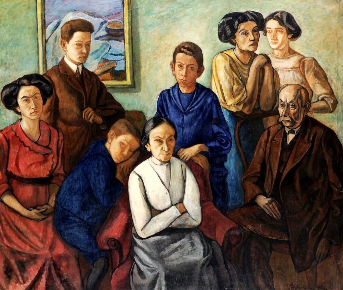 Примеры семьи в произведениях. Венгерская Национальная галерея. Картина семья. Семья в искусстве. Картина семья Национальная галерея.