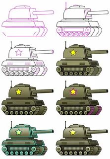 Фотки нарисованного танка
