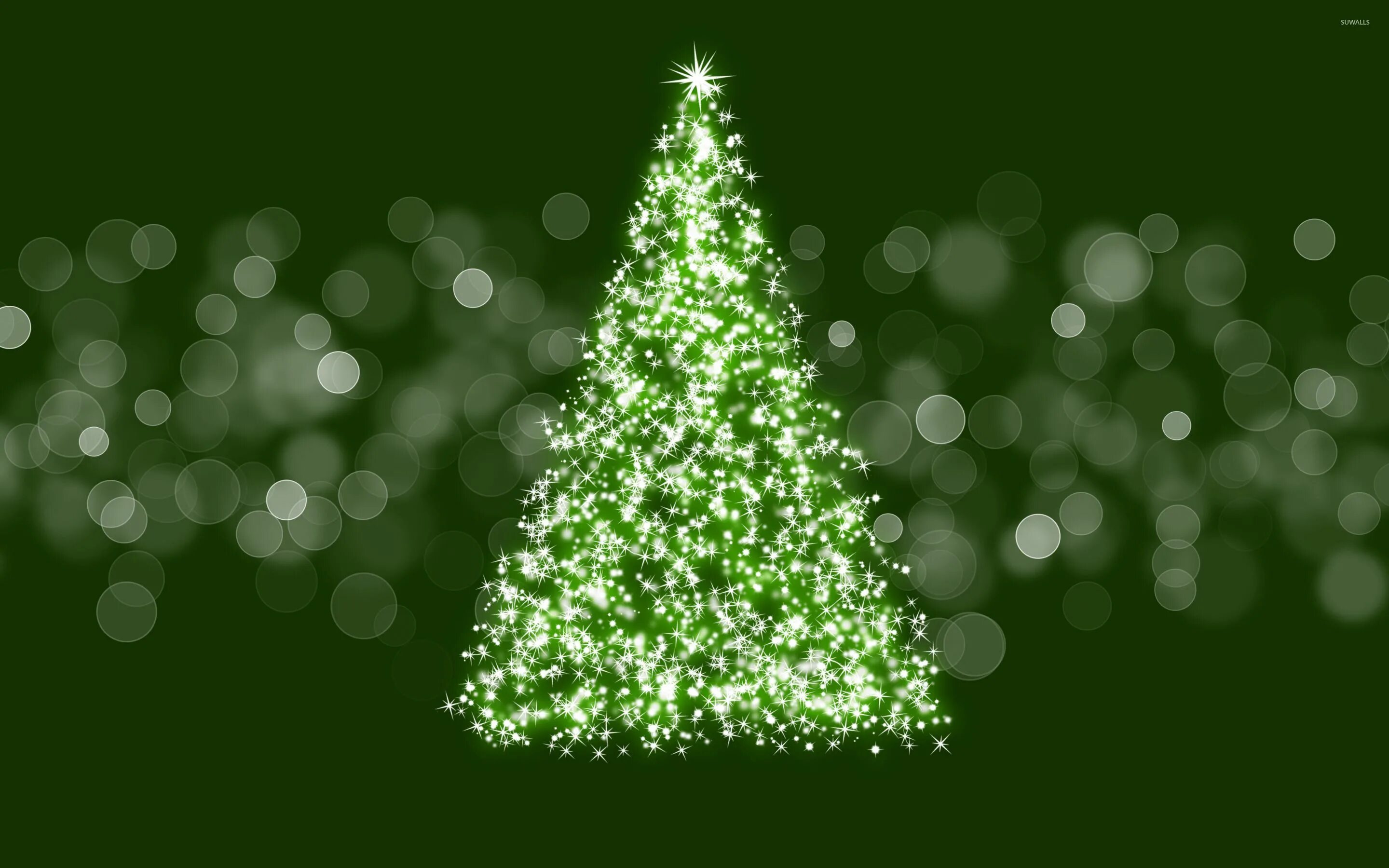 Green christmas tree