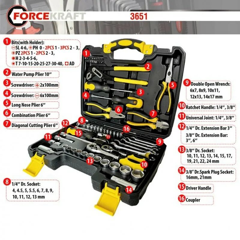 Forcekraft 3т fk t83505. Набор инструмента 1/4 FORCEKRAFT. Набор инструментов Форсе крафт. Набор инструментов forcecraft 151 предметов. Набор инструментов FORCEKRAFT 9пр, отвертки: sl6мм, 3мм, РН:0,2 51315.