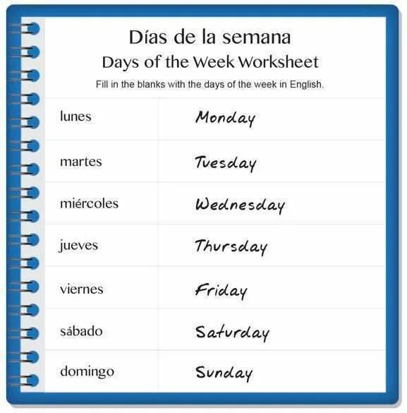 Fill in the missing Days of the week. Days of the week fill in. Missing Day of the week. 6 Day week.