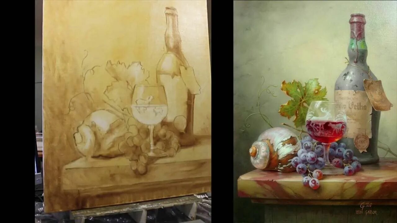 Техники используемые в живописи. Техника лессировки в масляной живописи. Gabor Toth живопись.