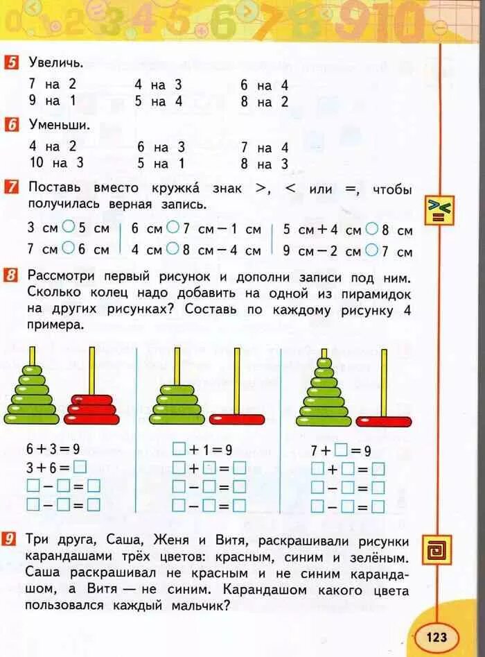 Учебник математика 1 класс дорофеев миракова бука