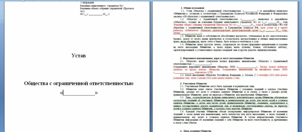 Типовые уставы изменения. Устав ООО 2021 С одним учредителем. Устав образец. Типовой устав ООО С одним учредителем. Устав ООО образец.