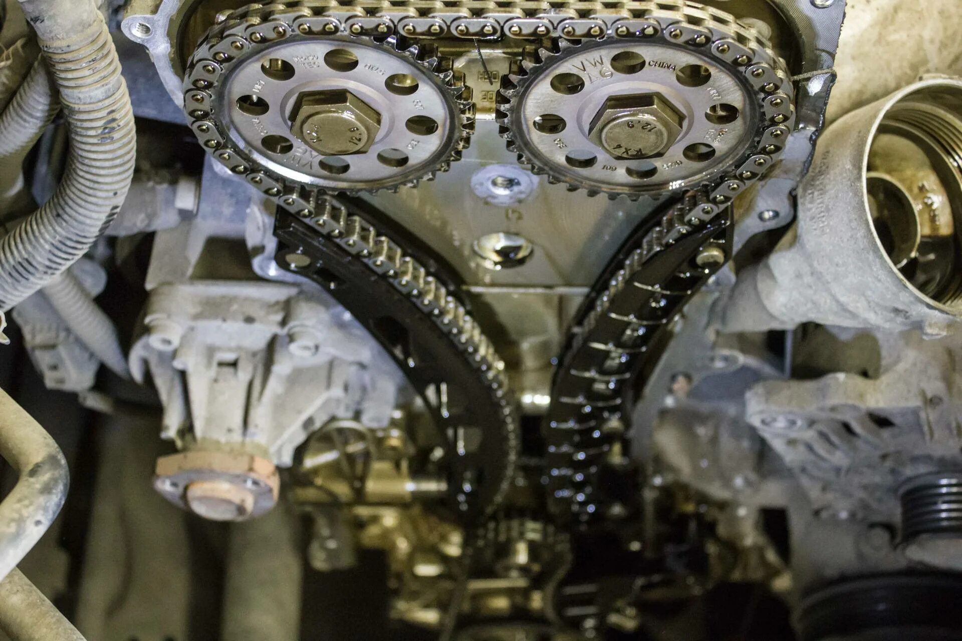 0tfsi цепь грм ccaa. Цепь грм поло седан 1. Грм 3. 2. Цепной ремень грм.