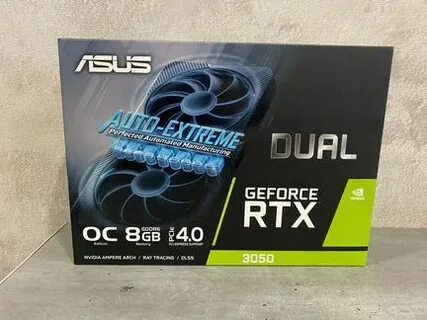 Видеокарта rtx 3050 asus dual oc