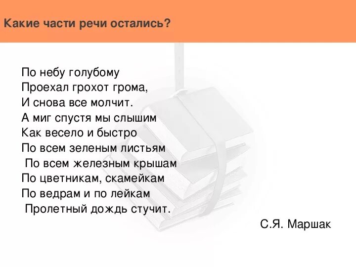 Эпитеты в стихотворении гроза днем маршак. Стих по небу голубому проехал грохот грома. Проехал грохот грома. По небу голубому проехал. По небу голубому проехал Маршак.