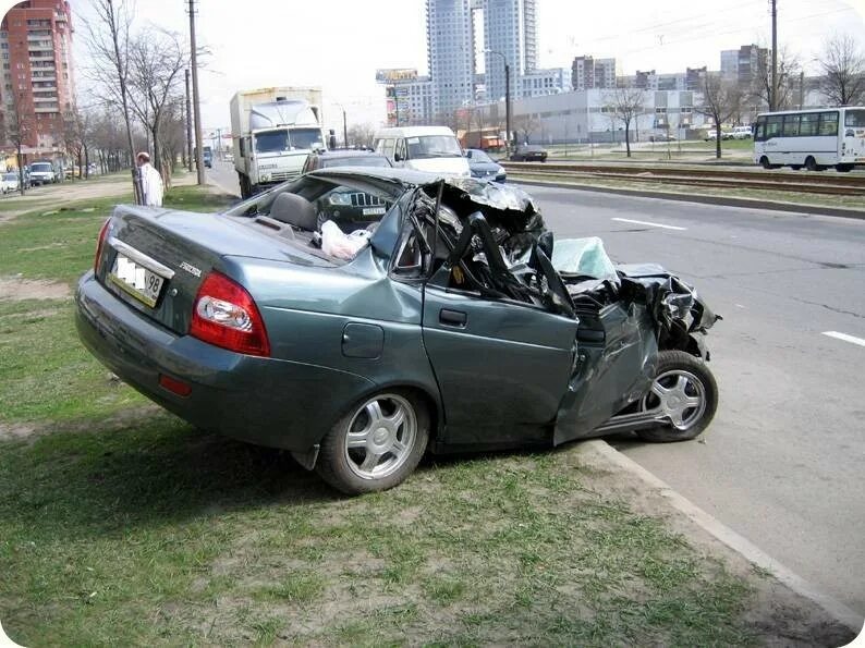 Очень сильные аварии