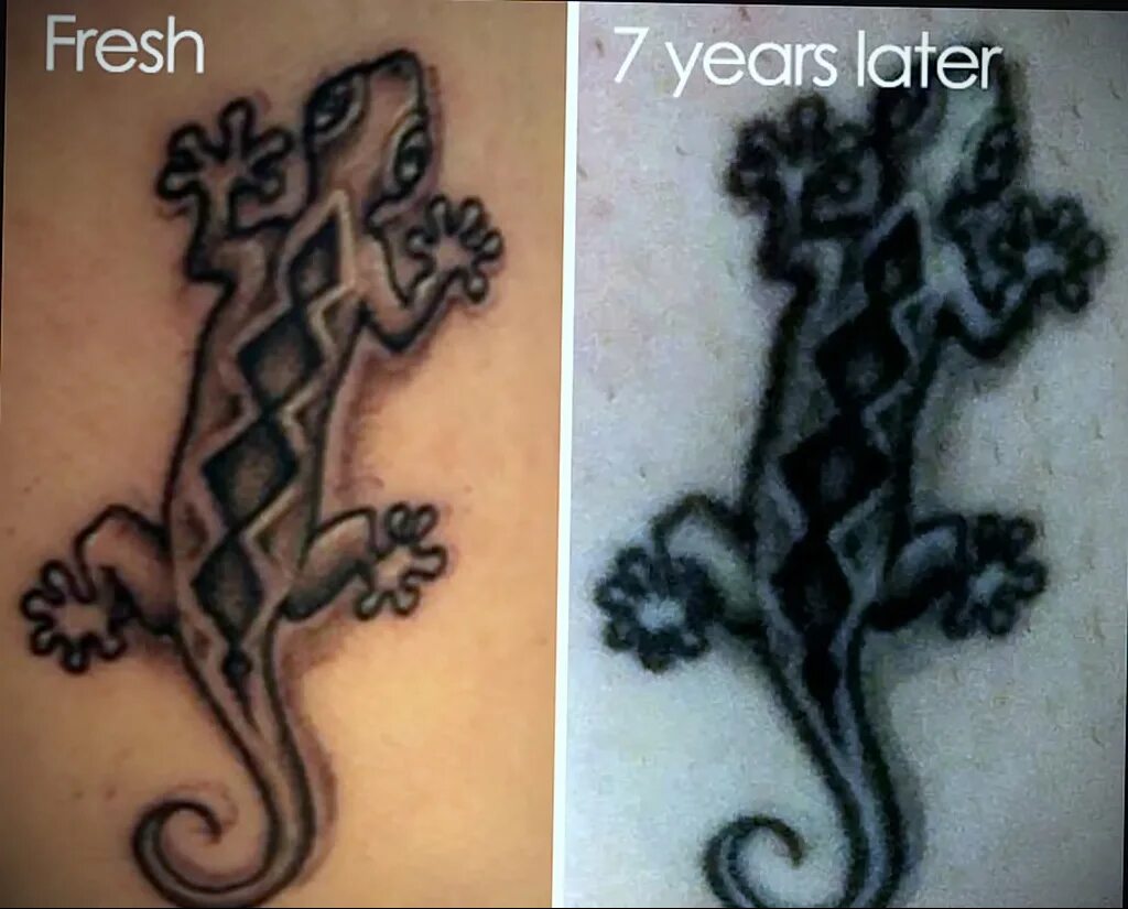 Татуировки через несколько лет. Татуировка через 10 лет. Татуировка поплыла. Тату спустя год.