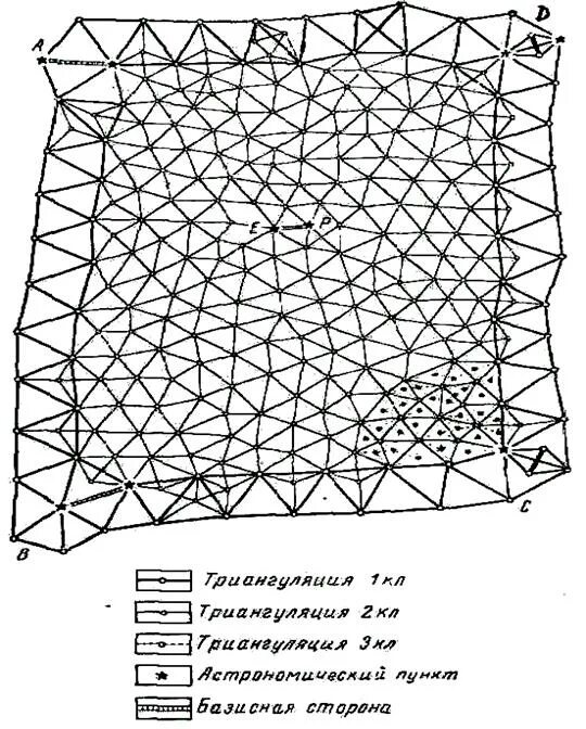 Карта геодезической сети. Схема построения астрономо-геодезической сети. Схема сгущения геодезической сети. Пункты геодезических сетей сгущения. Схема государственной геодезической сети России.