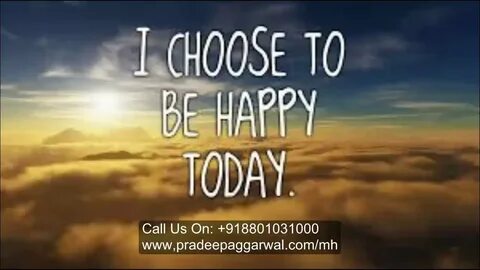 Decide to be happy