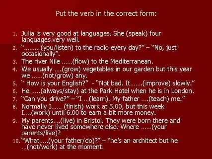 She is very good languages