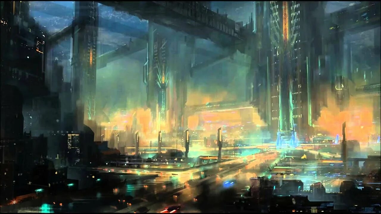 Light future. Sci-Fi Art город киберпанк антиутопия. Город будущего. Мрачное будущее. Мрачный киберпанк.