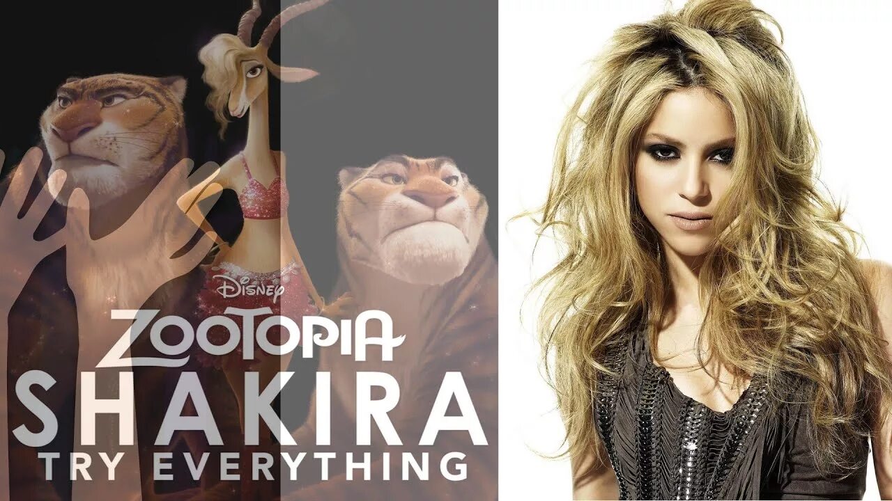 Shakira everything. Try everything Shakira. Try everything. Shakira zootopia.