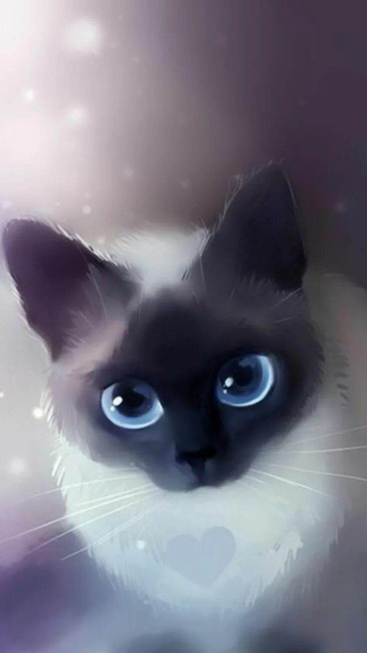 Кот аватар. Художника rihards donskis (apofiss). картины rihards donskis коты. коты воители сиамская кошка.