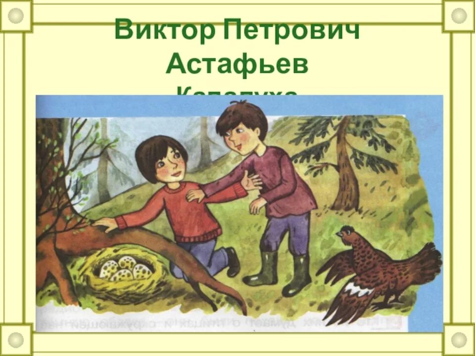 Краткое содержание капалуха 3. Иллюстрация к рассказу Капалуха Астафьев. Рисунок иллюстрации в.п.Астафьев Капалуха.