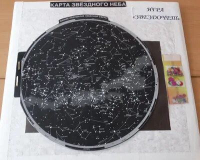 Карта звездного неба сентября