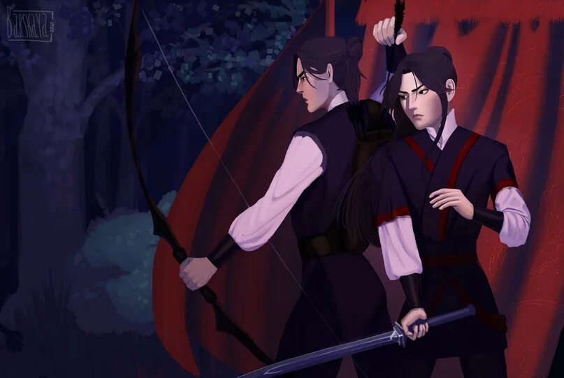 Фень цин. Фэнцин TGCF. Му Цин Дунхуа. Нянь фэн и фу Яо. Mu Qing TGCF.