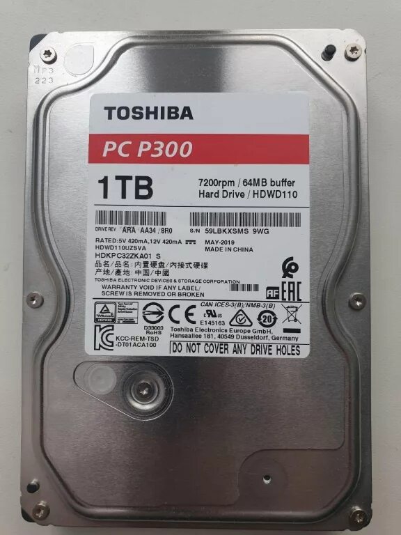 Toshiba не видит диск. Жесткий диск toshiba p300 1tb mst 521. жесткий диск toshiba hdkp c322kao 7200 rpm 64 mb pc-p-300. toshiba p300 коробка. hdd для toshiba 1695cdt.