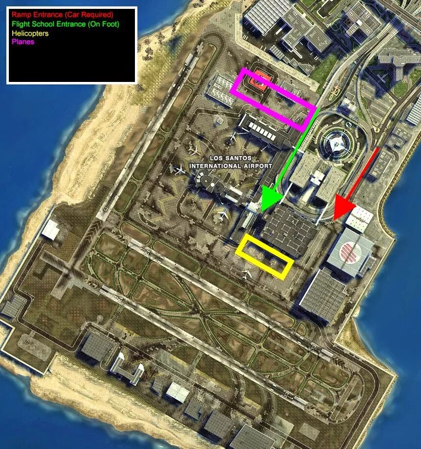 Как купить ангар в гта. Ангар ГТА 5. GTA 5 аэропорт на карте. Международный аэропорт Лос Сантос на карте. Военная база в GTA V.