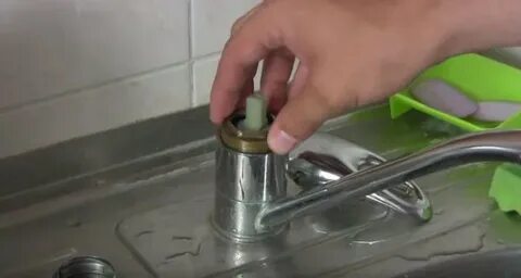 Починить кран на кухне видео