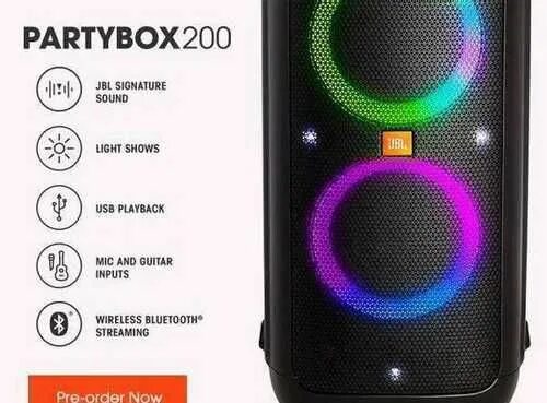 Partybox приложение. Jbl partybox 200. колонка jbl partybox 200. акустическая система jbl partybox 100. jbl partybox 200 разъемы.