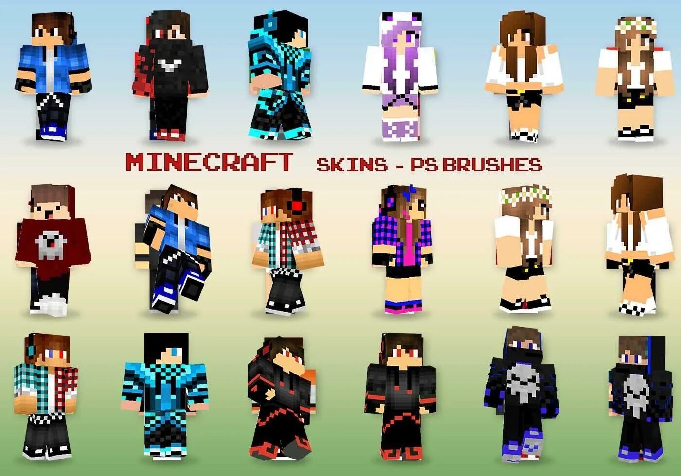 Minecraft inside skins