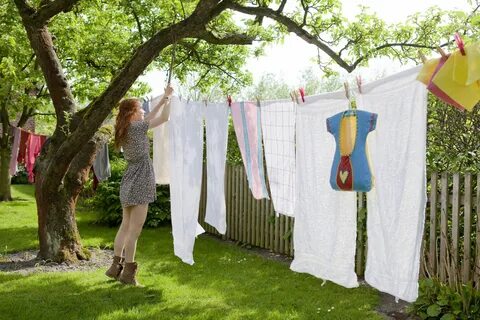 Hang up washing