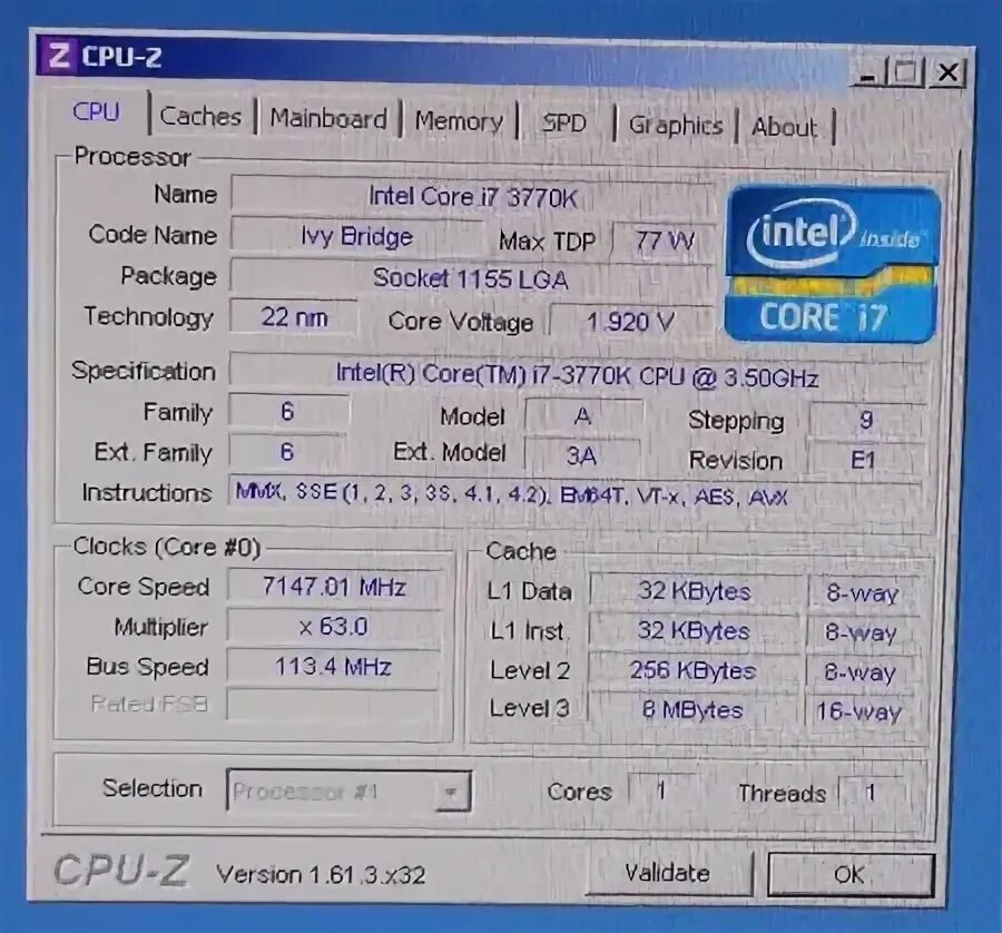 Разогнать интел. Intel Core i7 3770 CPU Z. I7 3770k CPU Z Bench. Intel Core i7 3770k разгон. 7 3770k.