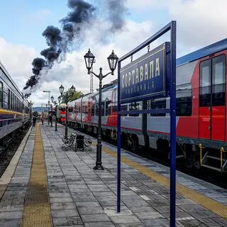 Фото поезда на вокзале