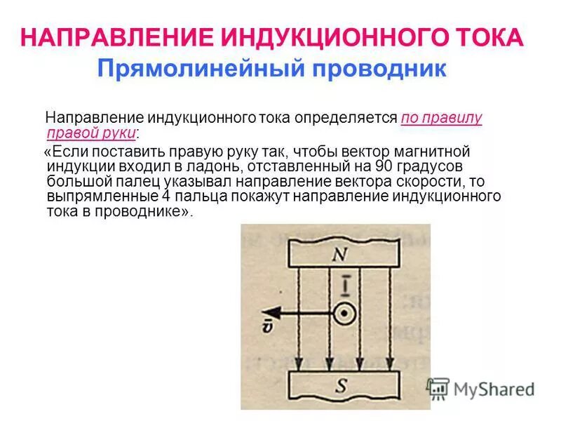магнитное поле прямолинейного проводника с током. показан проводник с током. правило буравчика для прямолинейного проводника с током. силовые линии магнитного поля прямолинейного проводника. направление тока в прямолинейном.