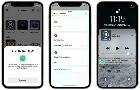 Wallet на айфоне
