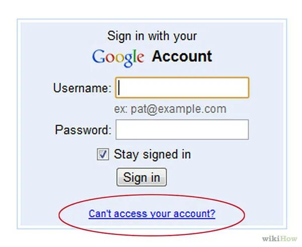 Восстановление пароля gmail