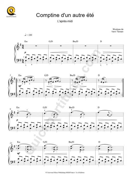 Comptine d un autre midi. Ноты comptine d&#039;un autre été ноты. comptine d&#039;un autre été l&#039;après-midi ноты для фортепиано. comptine d&#039;un autre été, l&#039;après-midi (from &quot;le fabuleux destin d&#039;amélie poulain&quot;) от jonas kvarnström ноты. comptine d&#039;un autre été l&#039;après midi легкие ноты.