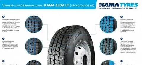 Шины кама alga lt нк 534