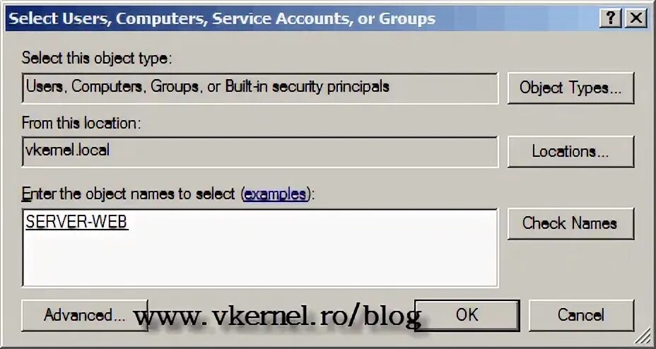 Select username
