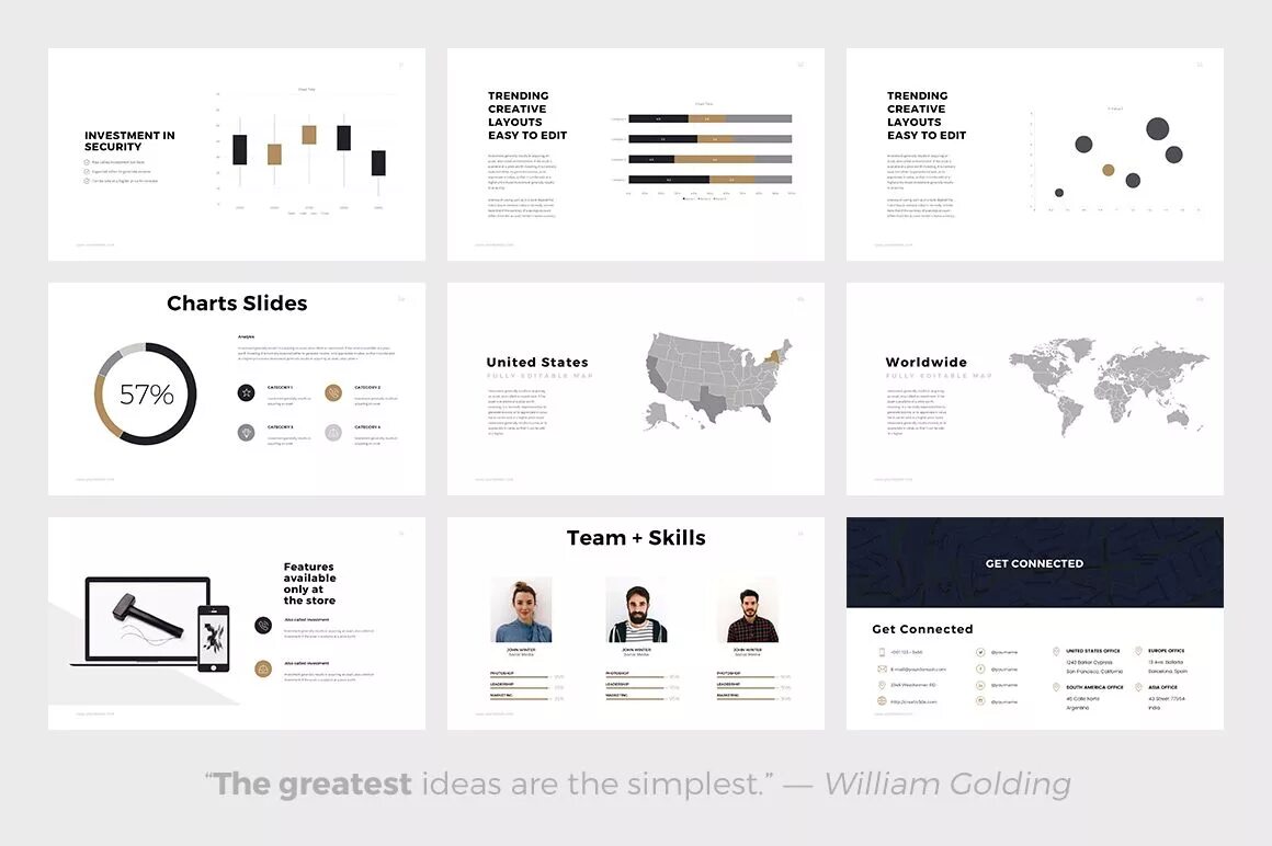 Presentation layout