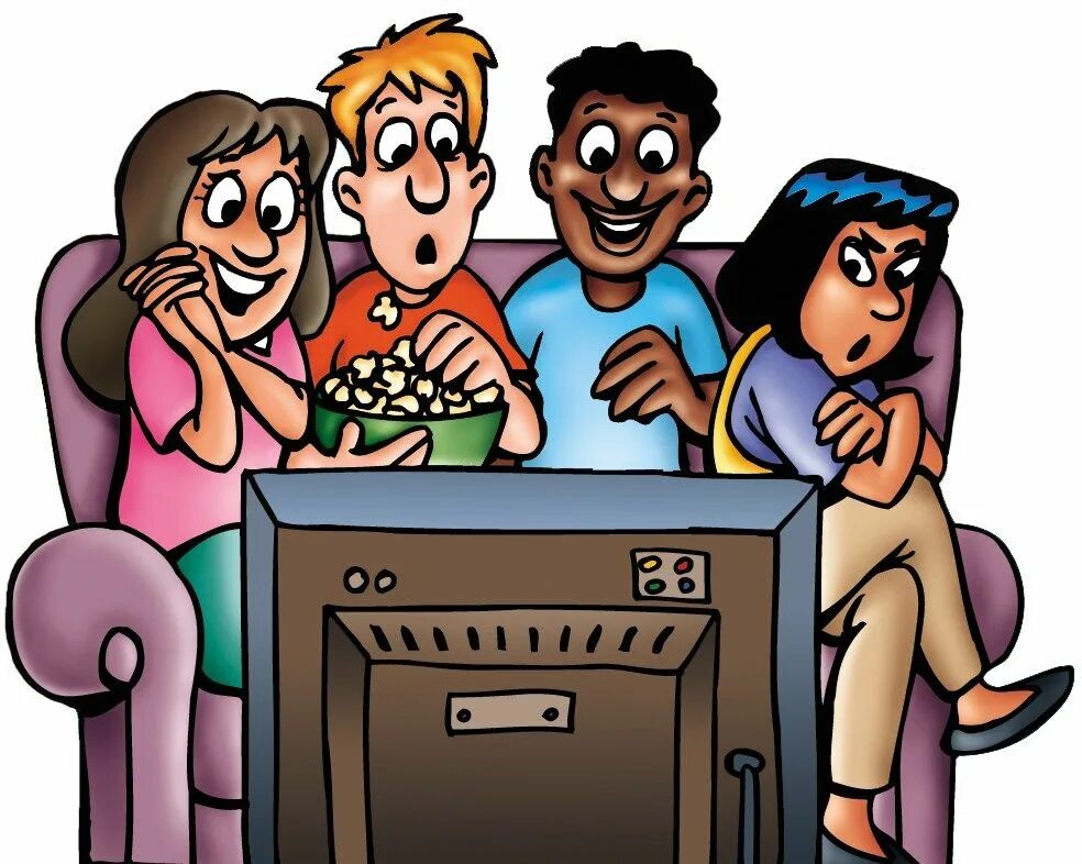 They are watching a c