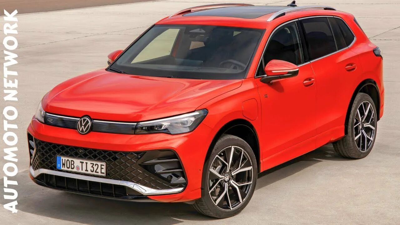 Представлен Volkswagen Tiguan нового поколения: топовая версия проедет 100 км бе